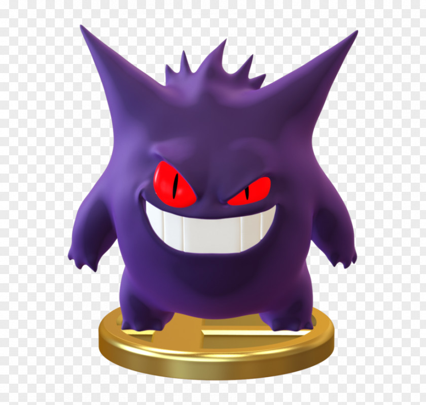 Trophy Super Smash Bros. For Nintendo 3DS And Wii U Gengar Pokémon Mew PNG