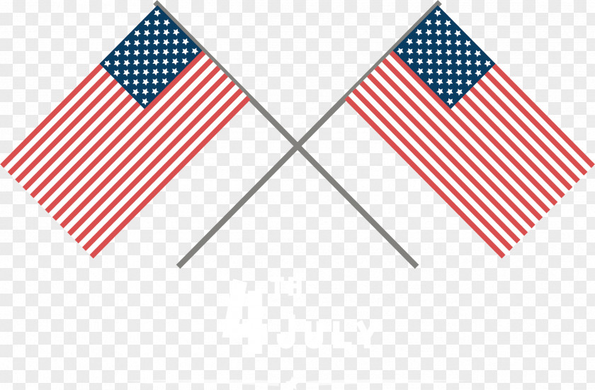 Cross The American Flag Of United States Declaration Independence Day PNG
