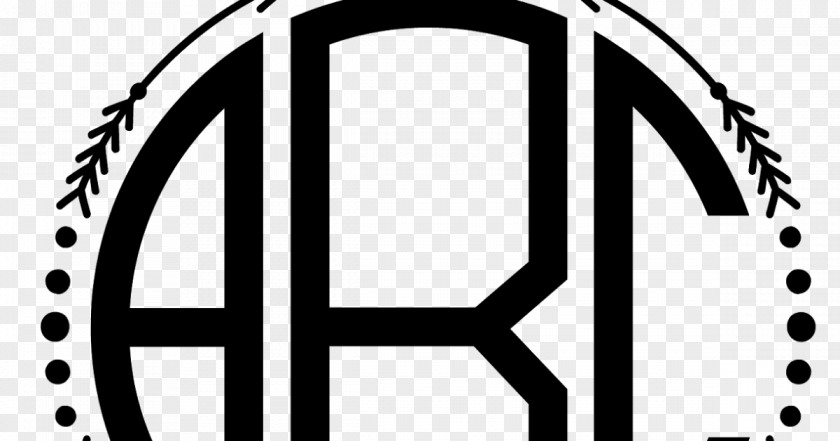 Initials Monogram Decal AutoCAD DXF Clip Art PNG