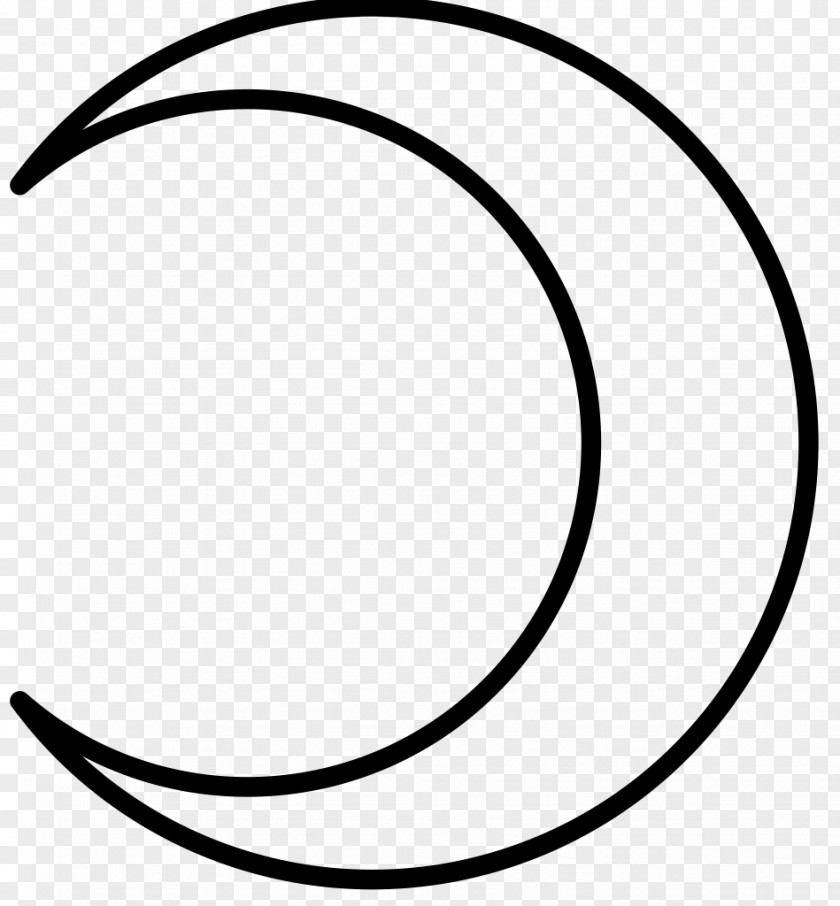 Symbol Lunar Phase Astrological Symbols Crescent Moon PNG