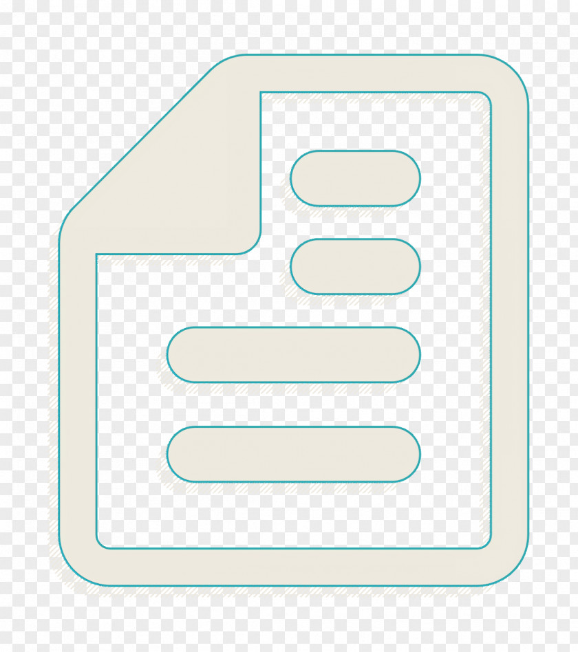 Text File Document Icon Interface List PNG