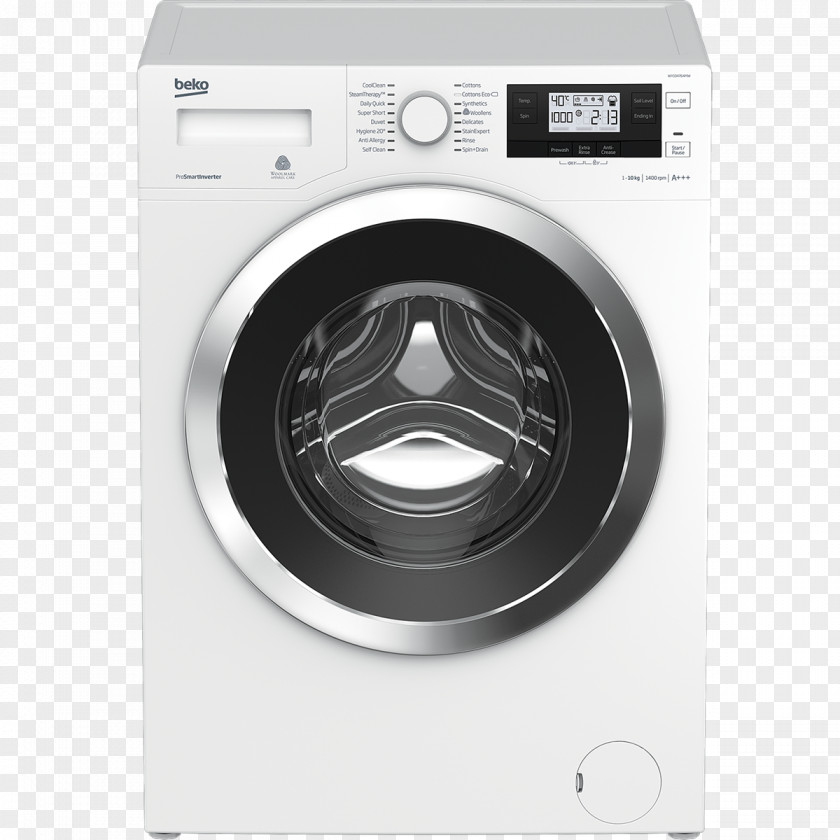 Washer Top View Beko WTG841B1 Washing Machines Home Appliance Clothes Dryer PNG