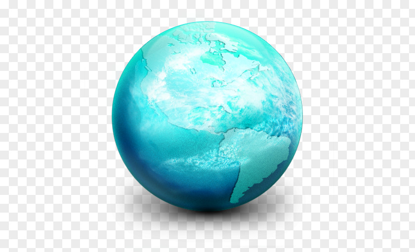 Blue Planet Decoration Pattern Natural Satellite Icon PNG