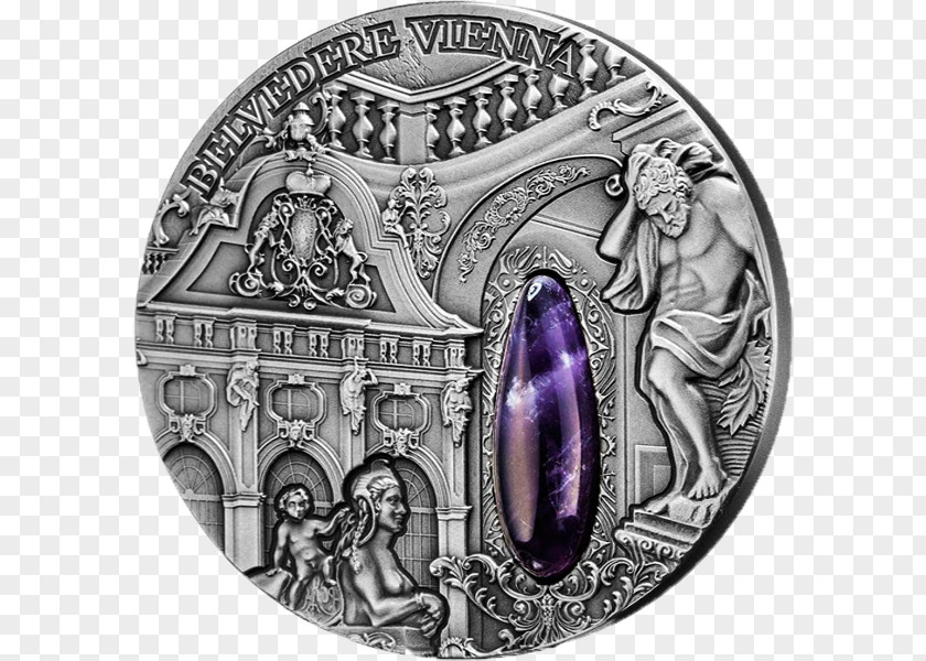 Coin Belvedere, Vienna Niue Winter Palace PNG