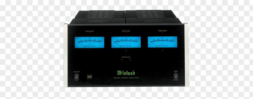 McIntosh Laboratory Audio Power Amplifier Mcintosh MC205 Excellent Condition Home Theater Systems PNG