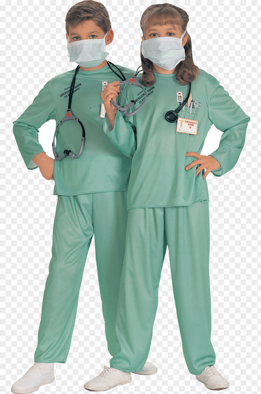 Nurse Scrubs Halloween Costume Emergency Physician PNG