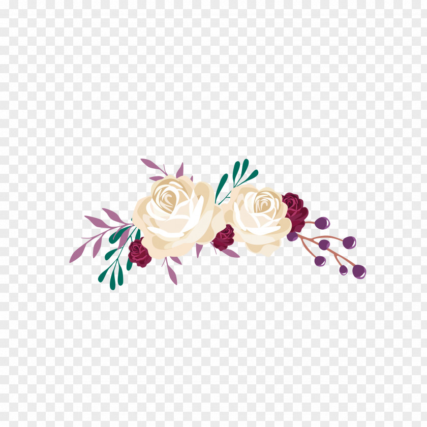 White Roses Flower The Secret Garden Floral & Events Floristry TrueType Font PNG