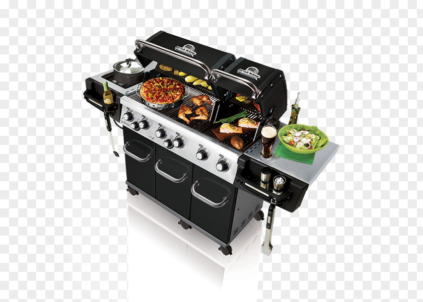 Bbq Cookers Barbecue Grilling Broil King Regal XL Pro 490 4-Burner Propane Gas Grill With Rotisserie & Side Burner 956244 956247 PNG