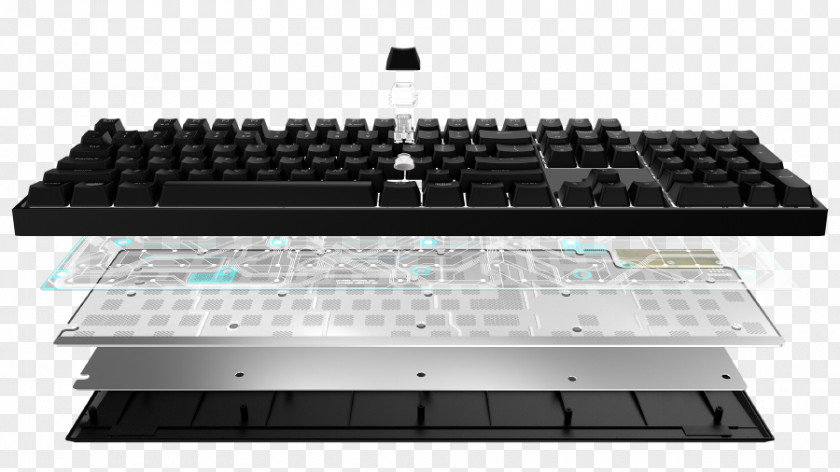 Computer Mouse Keyboard Cooler Master Keys Lite Gaming And Combo USB SGK-3040-KKMF1-US Cm Storm Masterkeys Clavier Backlit PNG