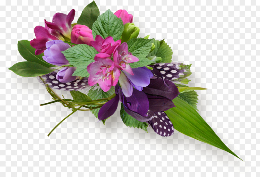 Flower Bouquet Birthday Gift Clip Art PNG