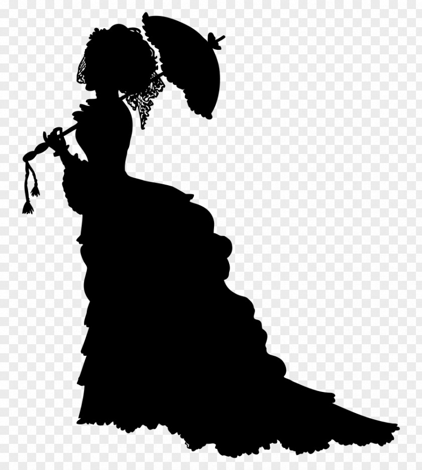 Gone With The Wind Victorian Era Silhouette Female Clip Art PNG