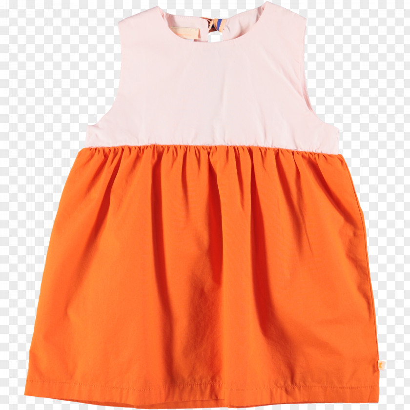 Orange Dress Clothing Sleeve Skirt One-piece Swimsuit PNG