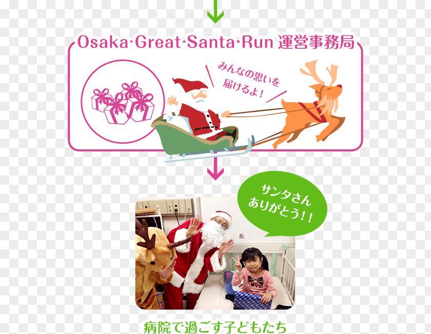 Santa Claus Osaka Christmas Ornament Reindeer PNG
