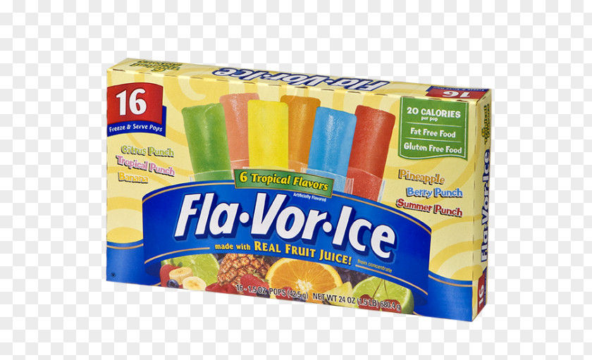 Ice Pop Flavor Fla-Vor-Ice Freezie PNG