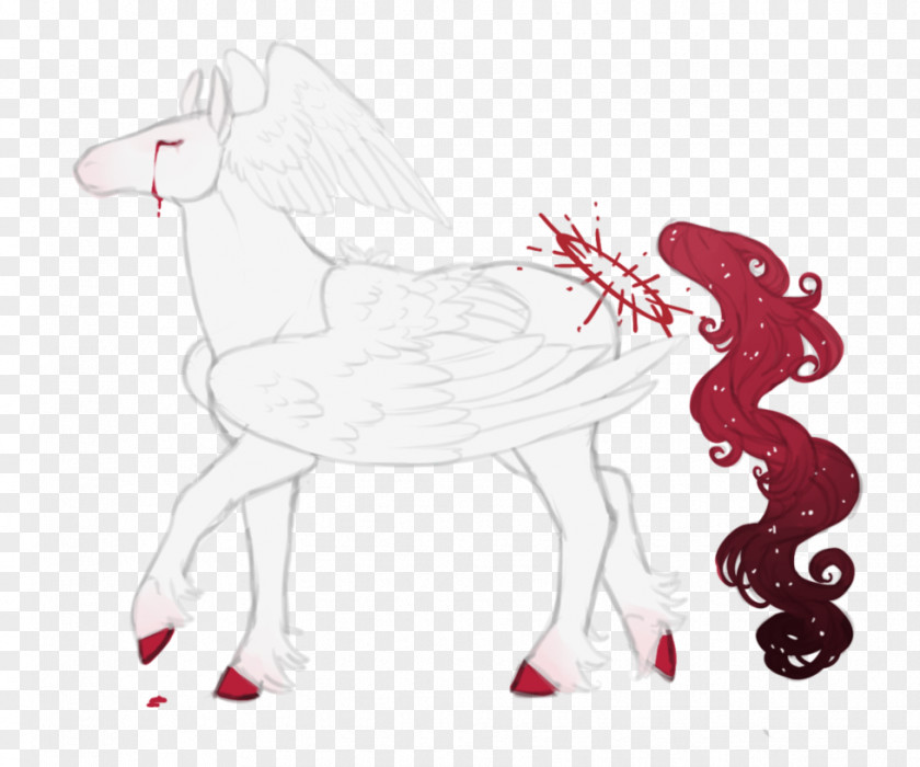 Mourning Pony Horse Reindeer PNG