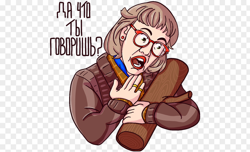 Telegram Sticker VKontakte Serial Amedia PNG