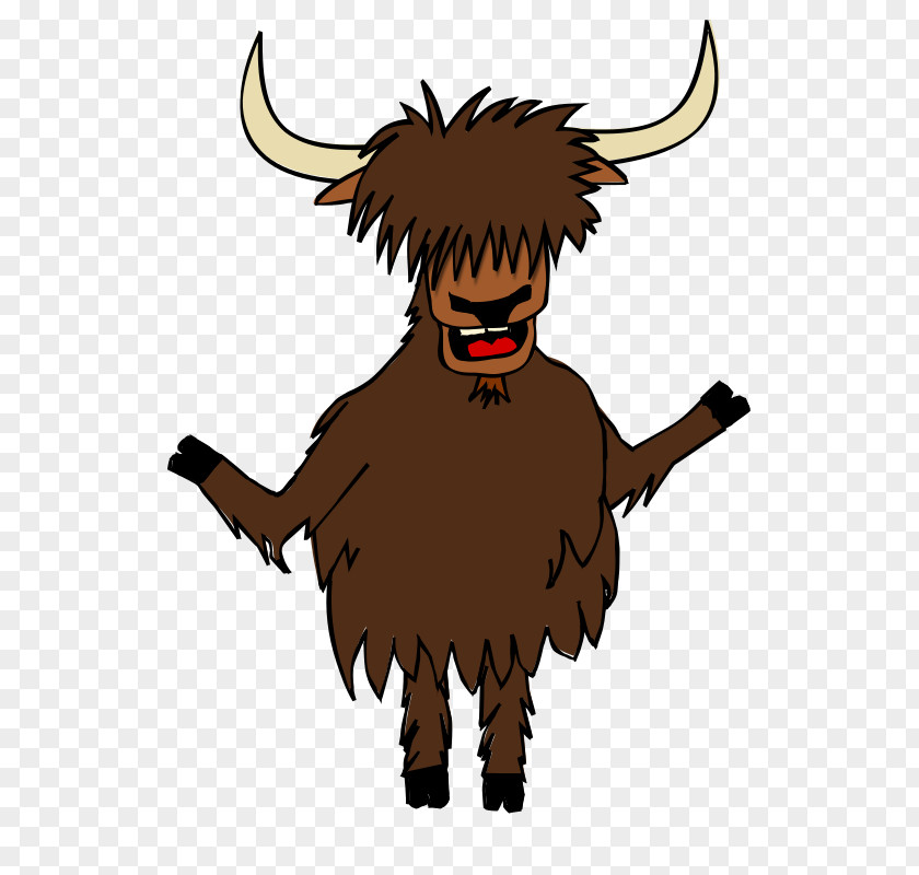 Yak Domestic Clip Art PNG