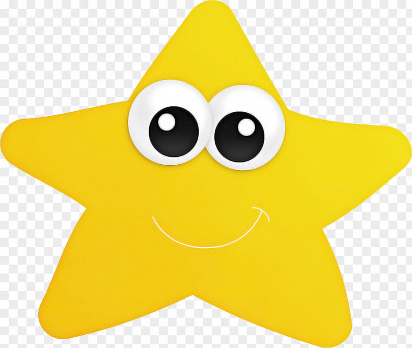Star Emoticon Yellow PNG