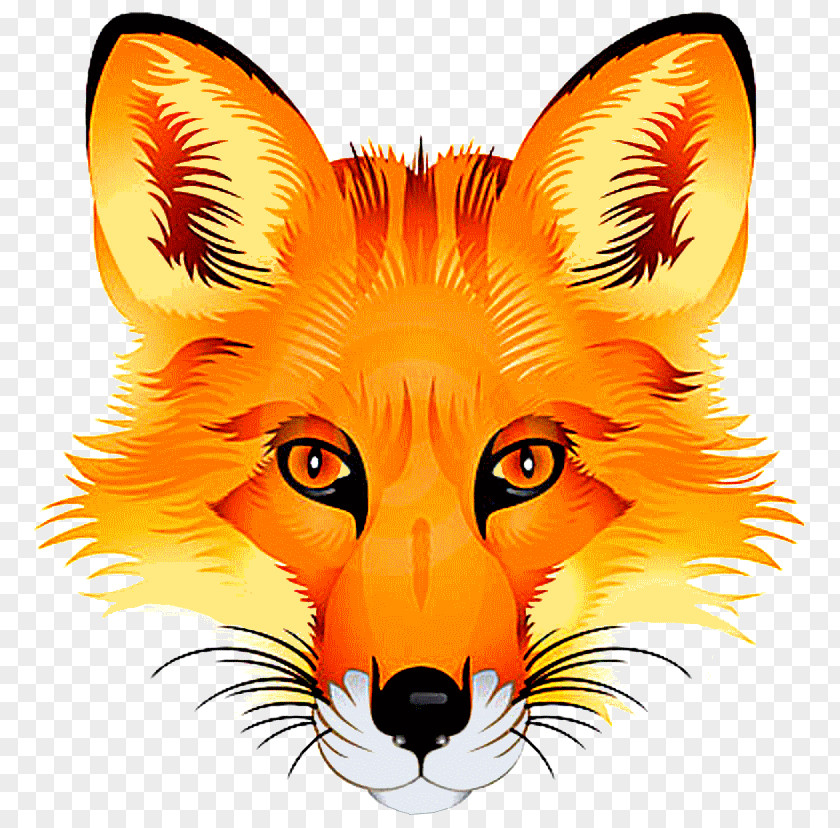 Painting Red Fox Stock Photography PNG