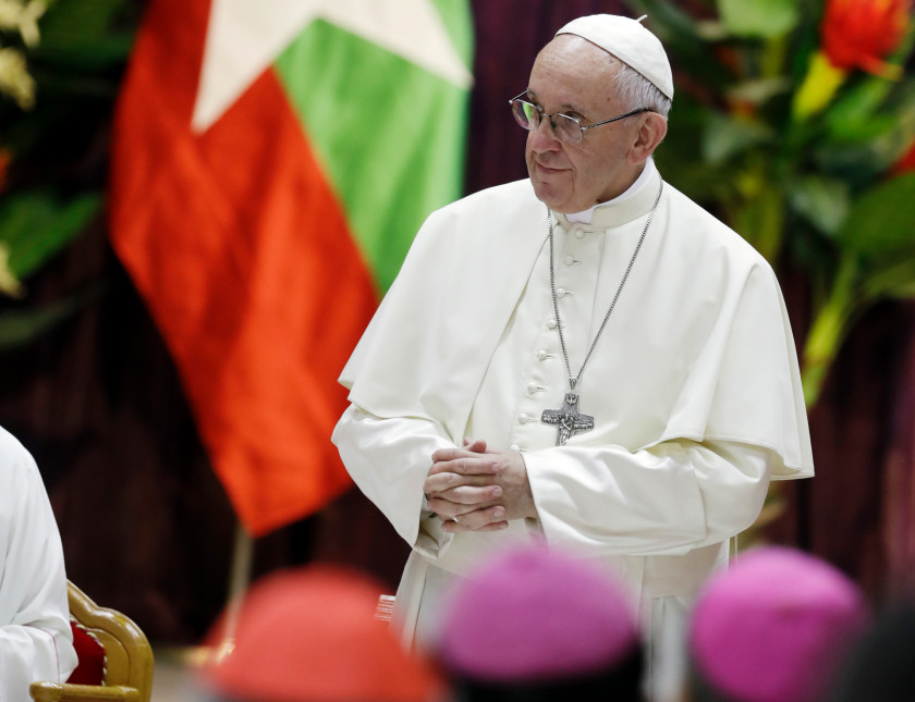 Pope Francis Rakhine State Bangladesh 2015 Rohingya Refugee Crisis People PNG