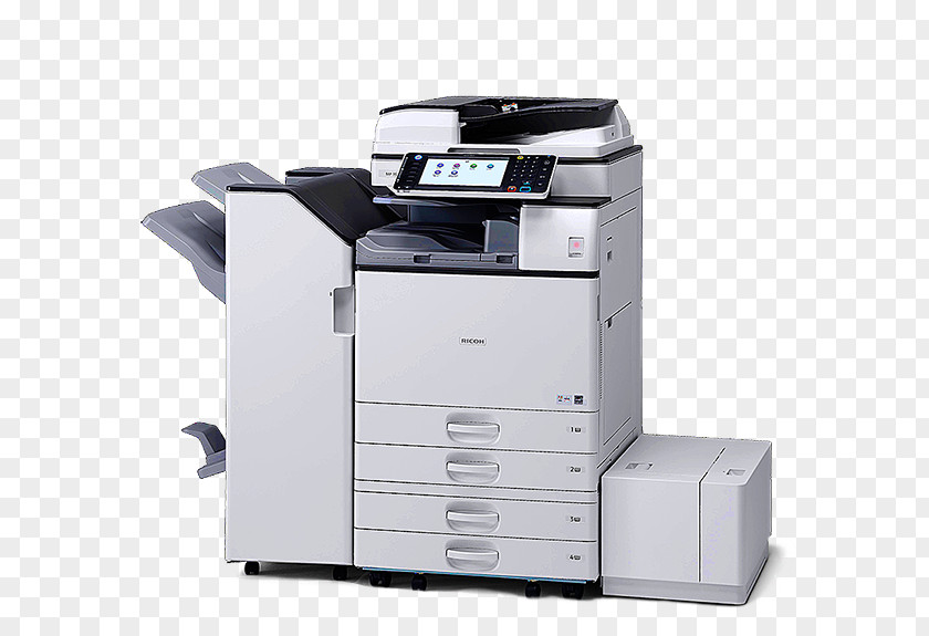 Printer Multi-function Ricoh Photocopier Fax PNG