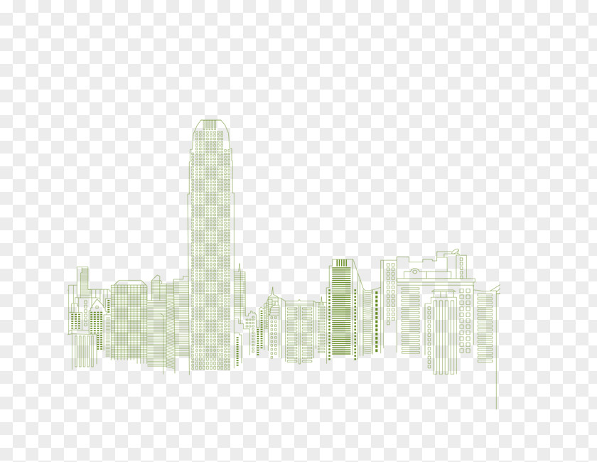 Silhouette Buildings Angle Pattern PNG