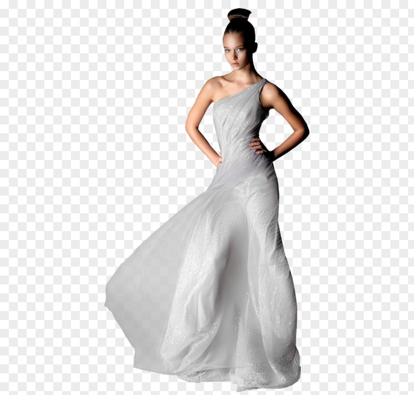 Woman Wedding Dress Evening Gown PNG