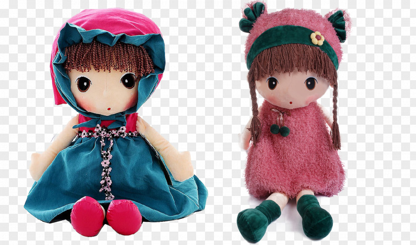 Doll With A Hat Plush Straw PNG