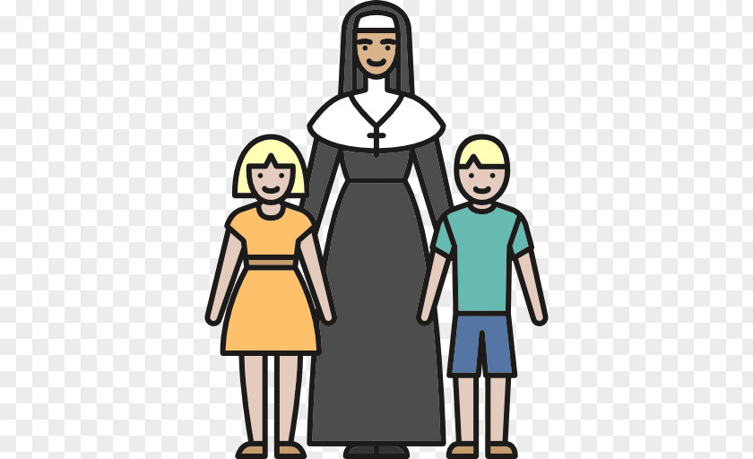 Family Nun Orphan Icon PNG