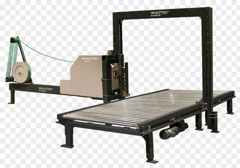 Movable Arch Design Strapping Wulftec International Packaging And Labeling Stretch Wrap Machine PNG