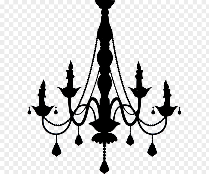 Paris Drawing Chandelier Silhouette Sticker PNG