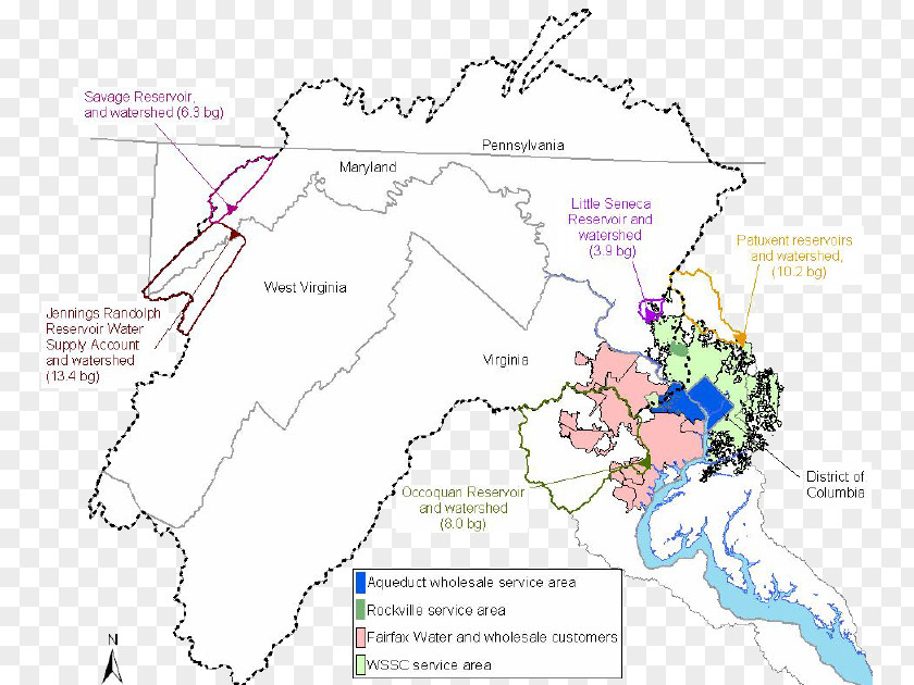 South West Virginia Safe Drinking Water Northern Potomac River Loudoun County, PNG