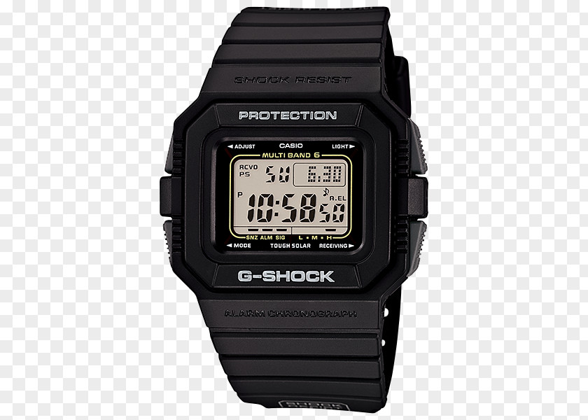 Watch G-Shock Casio Tough Solar Water Resistant Mark PNG