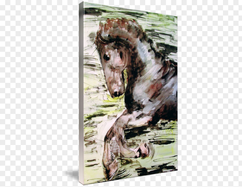 Watercolour Horses Horse Watercolor Painting PNG