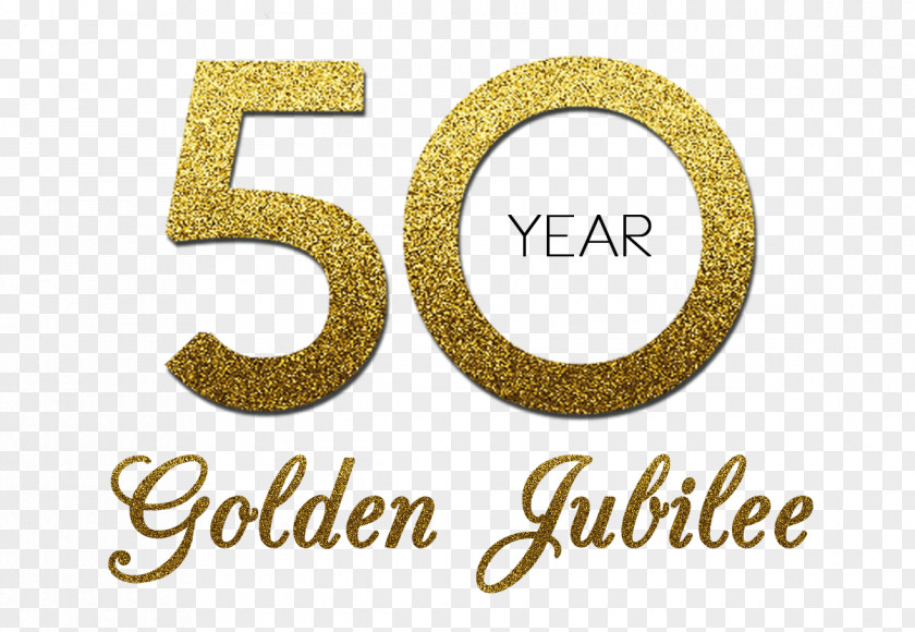 50th Jubilee Logo Font Brand Product PNG