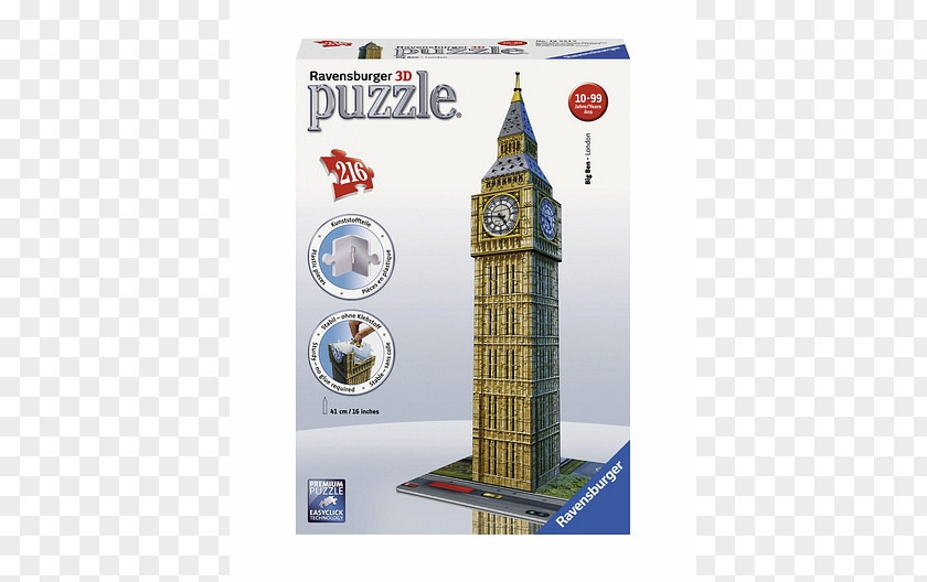 Big Ben Puzz 3D Jigsaw Puzzles Set Ravensburger PNG