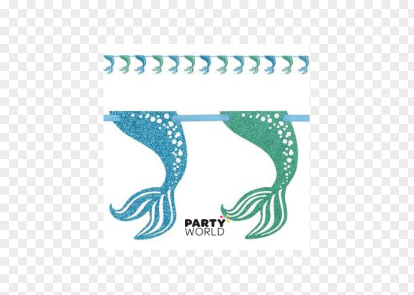 Birthday Children's Party Mermaid Garland PNG