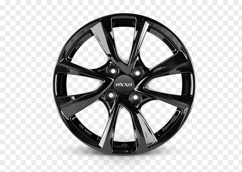 Black Front Alloy Wheel Rim Aluminium Autofelge Car PNG