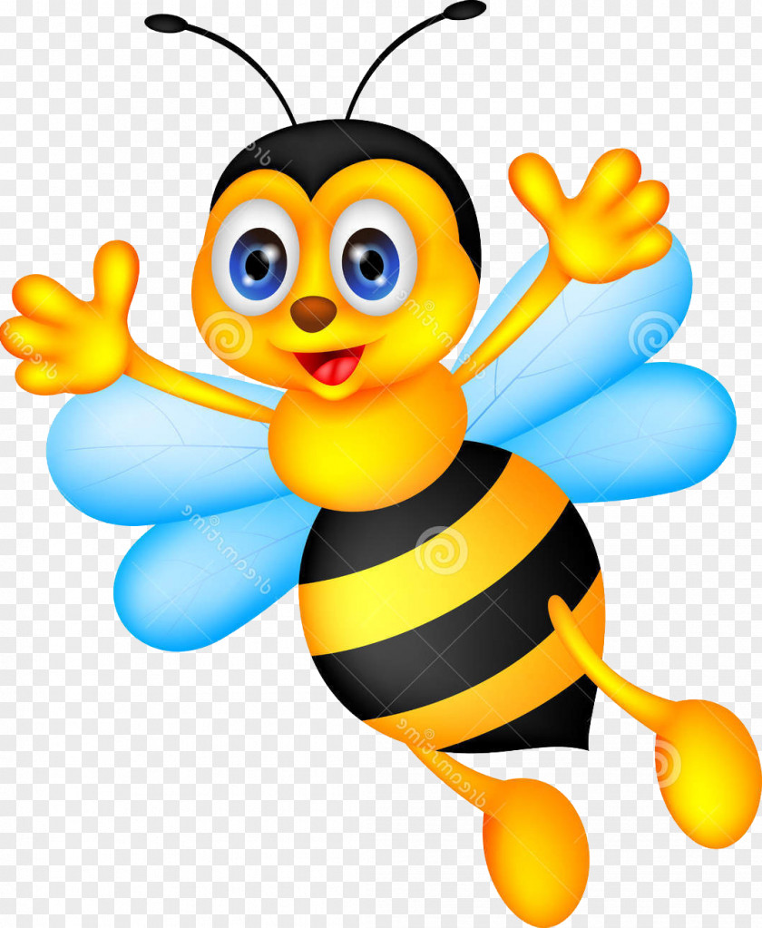 Cartoon Insect Honey Bee Clip Art PNG