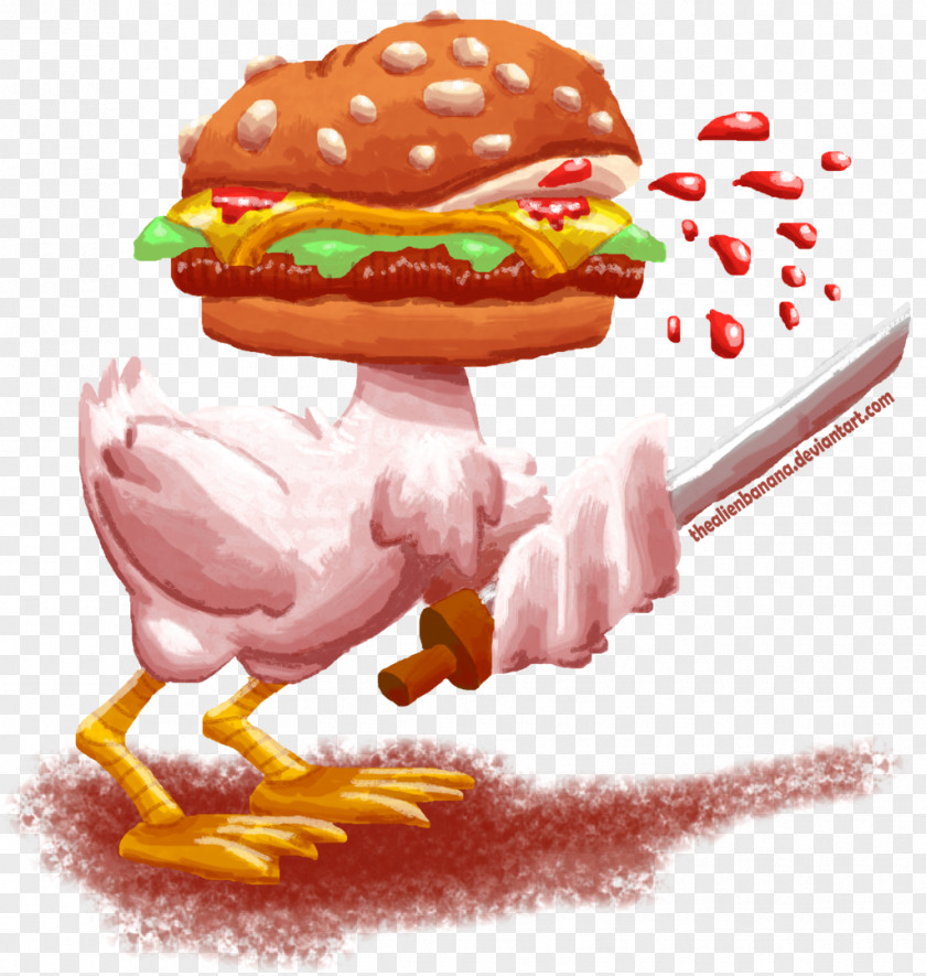 Daily Burger Hamburger Fast Food Cheeseburger Junk Art PNG