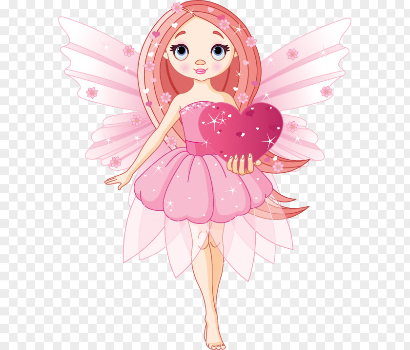 Elf Fairy Heart Clip Art PNG