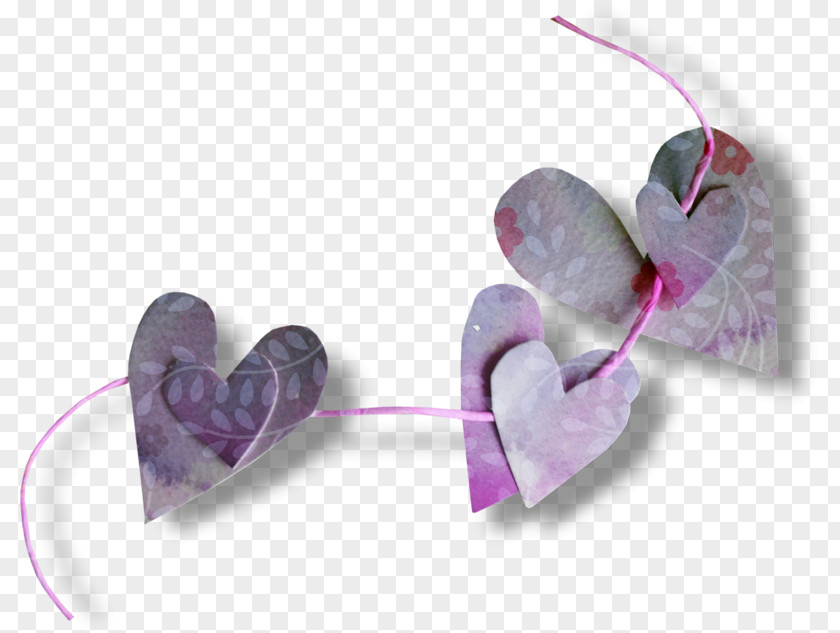 Heart Lilac Amethyst Jewellery PNG