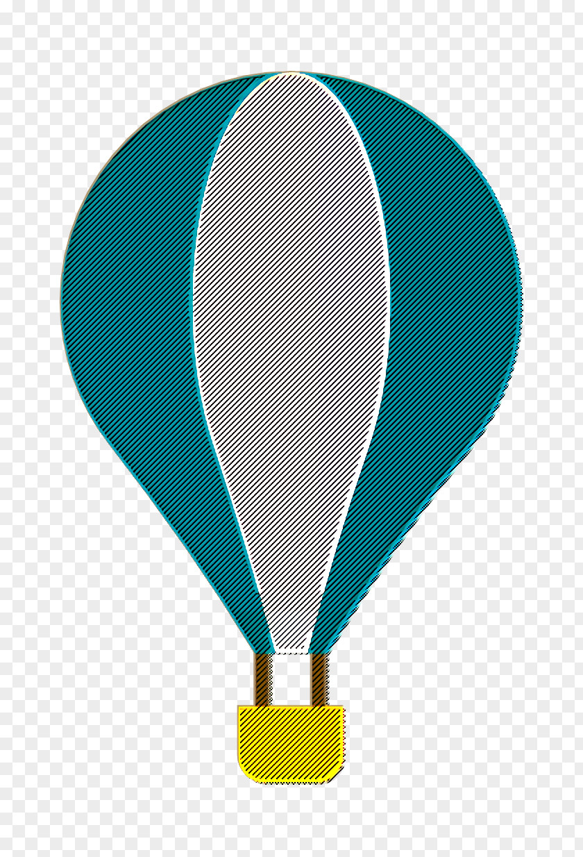 Transportation Icon Set Hot Air Balloon PNG