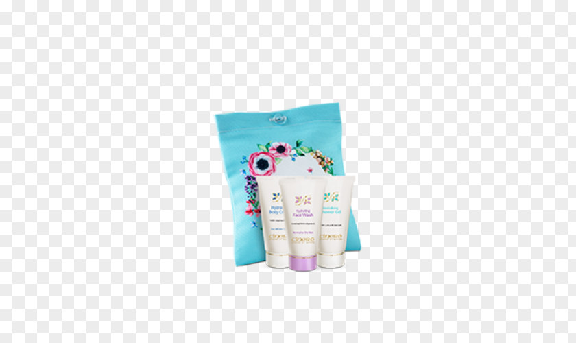 Travel Pack Cream Lotion Turquoise PNG
