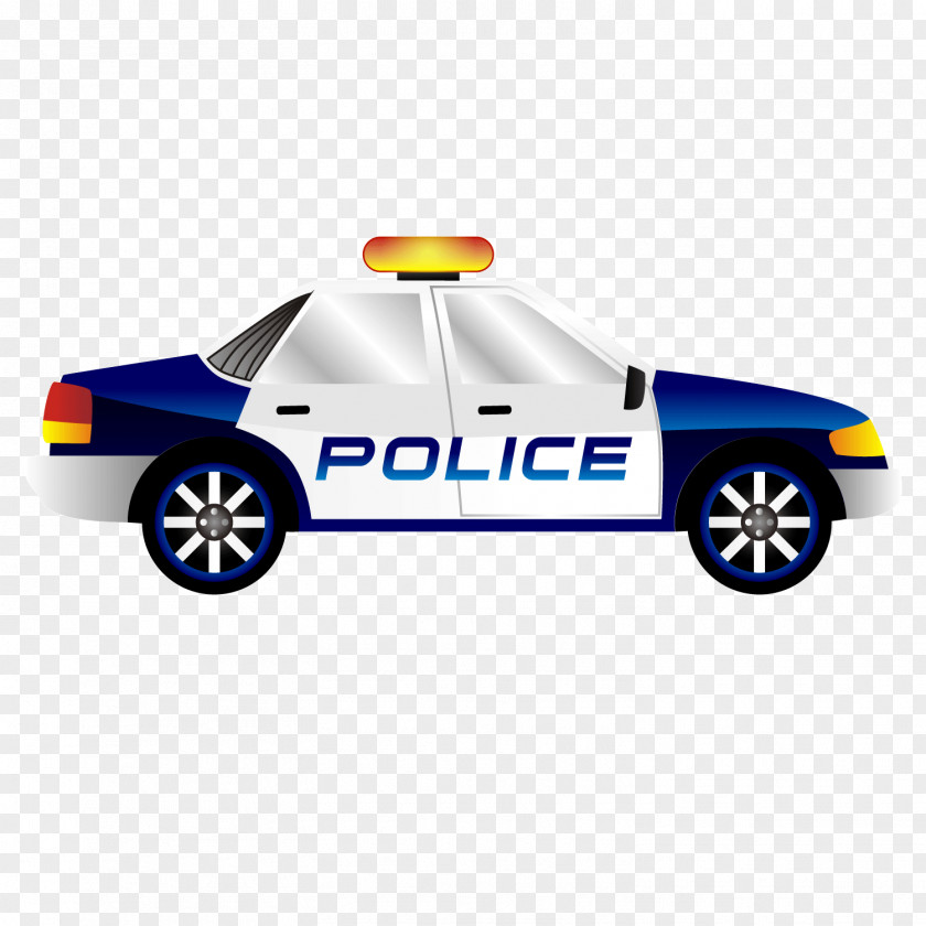Vector Traffic Blue Police Car Daddy Pig Prison PNG