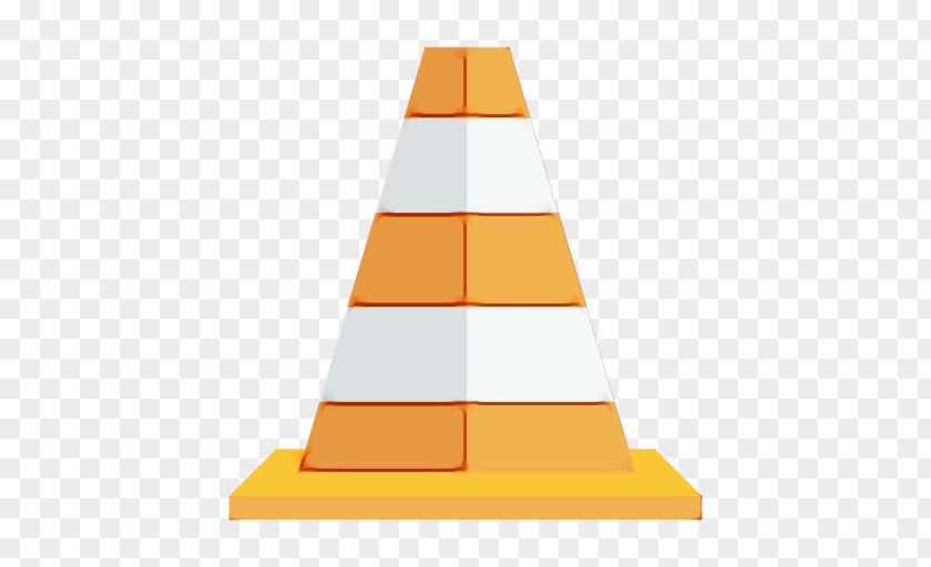 Cone Orange PNG