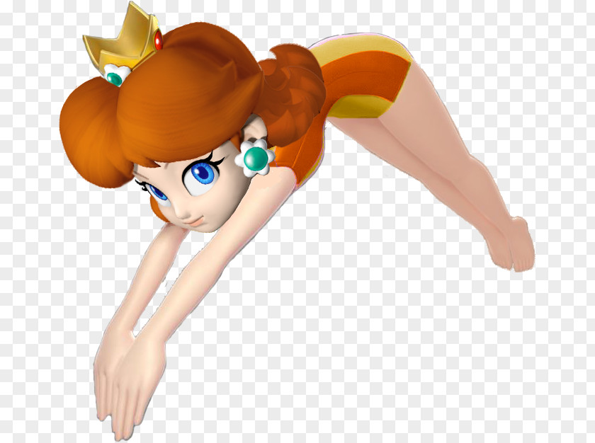 Mario Princess Daisy & Sonic At The Olympic Games London 2012 Peach Winter PNG