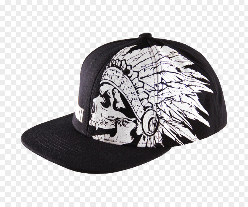 Skull Rider Baseball Cap PNG