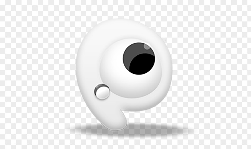 White 3d Big Eyes Eye PNG