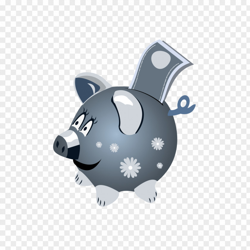 Piggy Bank Wilbur Money PNG